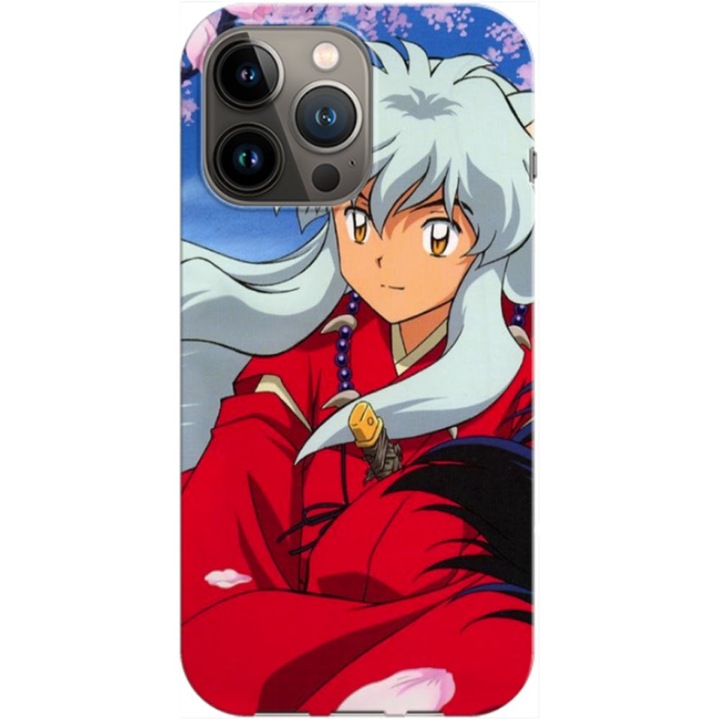 Husa compatibila cu Apple iPhone 12, iPhone 12 Pro model Inuyasha, Silicon, TPU, Viceversa