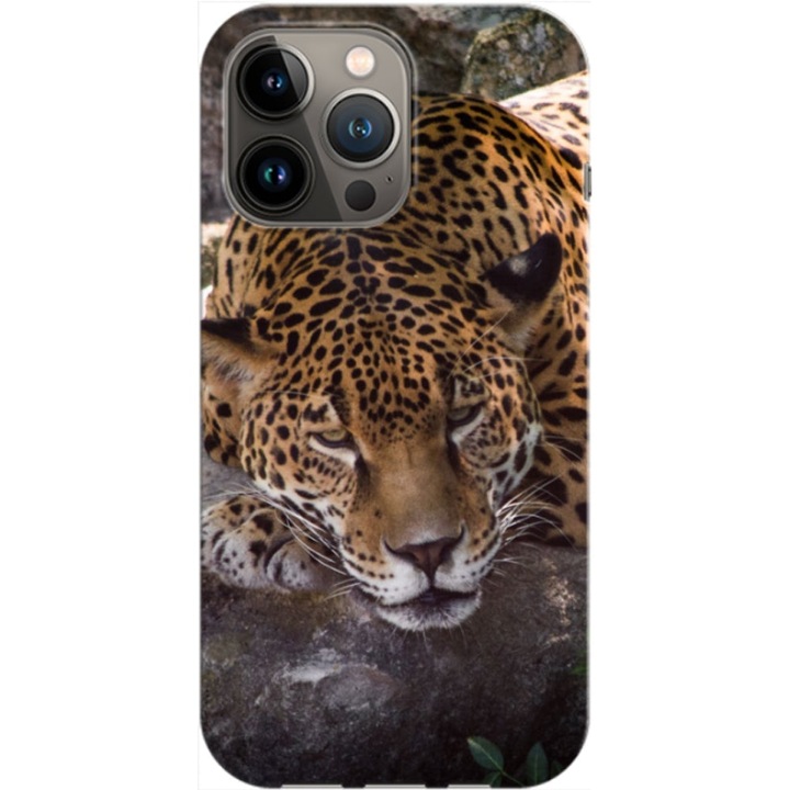 Husa compatibila cu Apple iPhone 12, iPhone 12 Pro model Leopard, Silicon, TPU, Viceversa
