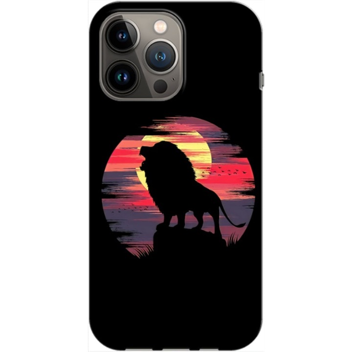 Husa compatibila cu Apple iPhone 12, iPhone 12 Pro model Lion King, Silicon, TPU, Viceversa