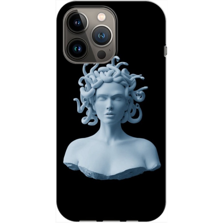 Husa compatibila cu Apple iPhone 12, iPhone 12 Pro model Medusa, Silicon, TPU, Viceversa