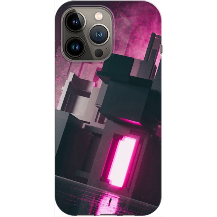 Калъф, съвместим с Apple iPhone 11 Pro Pink Entrance, силикон, TPU, обратното
