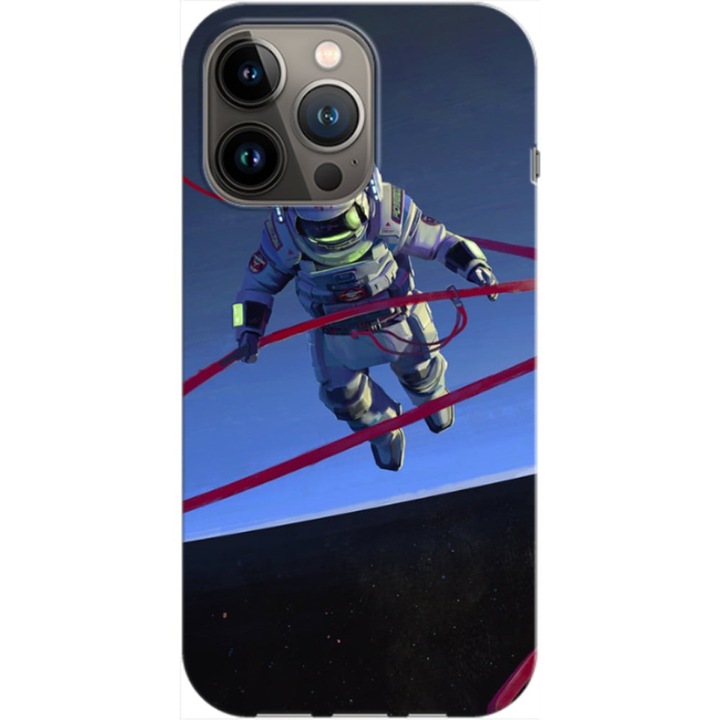 Husa compatibila cu Apple iPhone 12, iPhone 12 Pro model Space Pursuit, Silicon, TPU, Viceversa