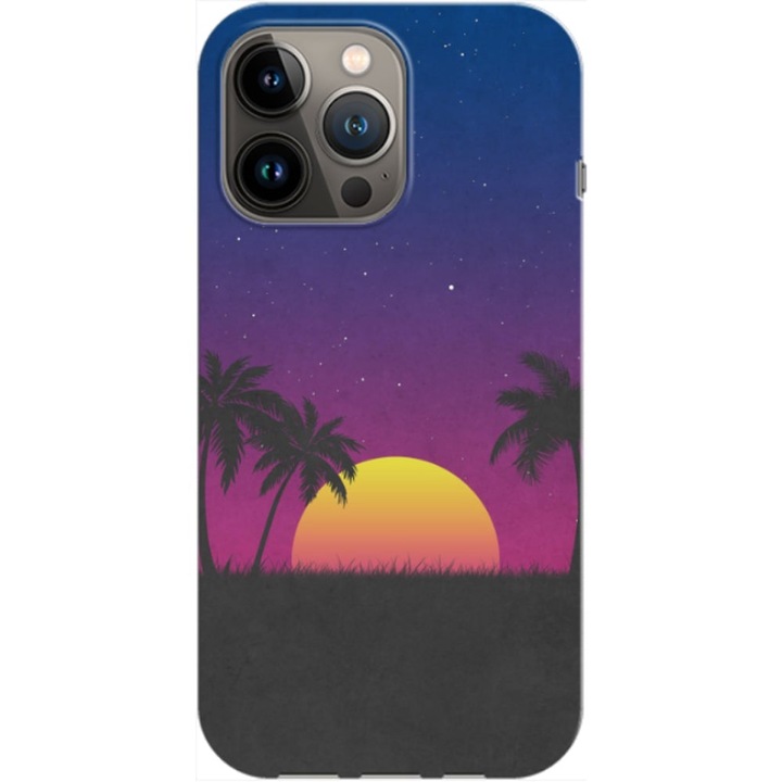 Husa compatibila cu Apple iPhone 12, iPhone 12 Pro model Sunset, Silicon, TPU, Viceversa