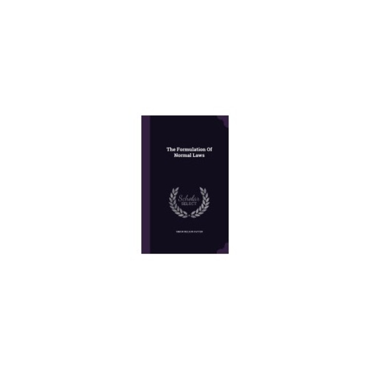The Formulation of Normal Laws