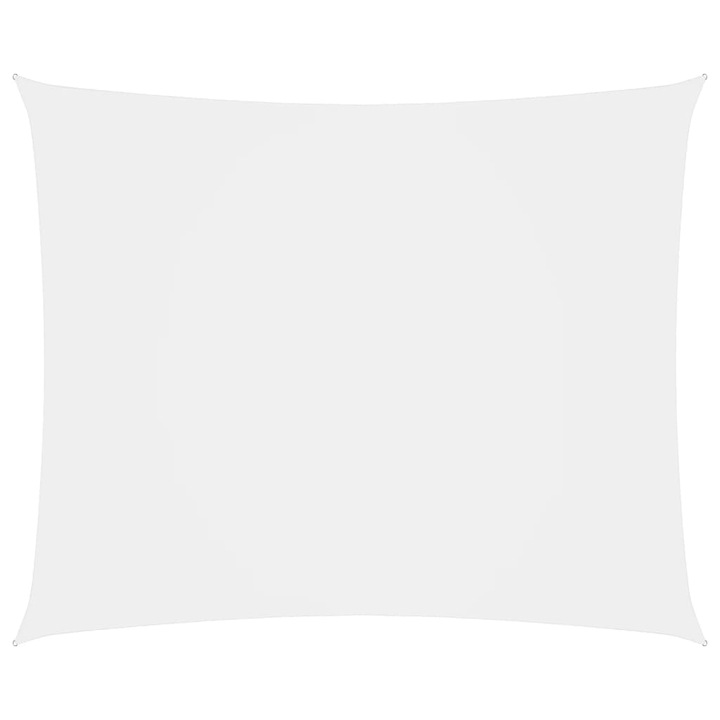 Copertina panza de parasolar vidaXL, Tesatura, 500 x 600 cm, Alb