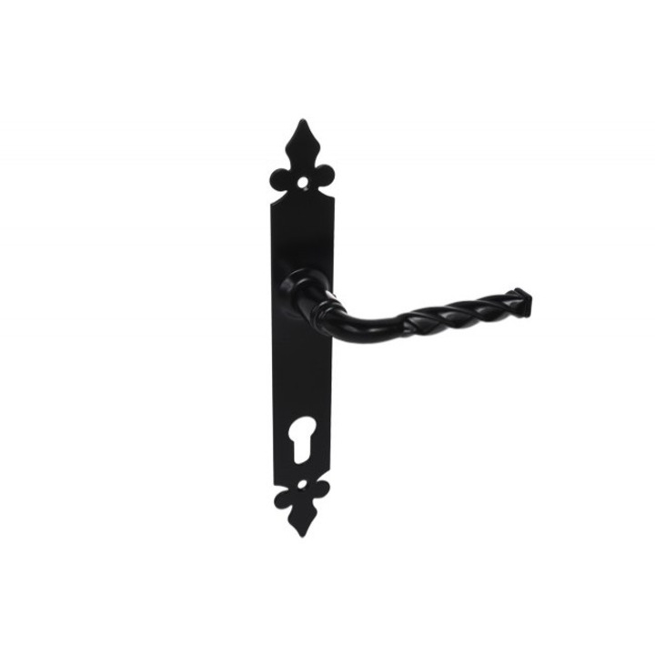 Дръжка LILIA, Секретен ключ, 72мм, черна