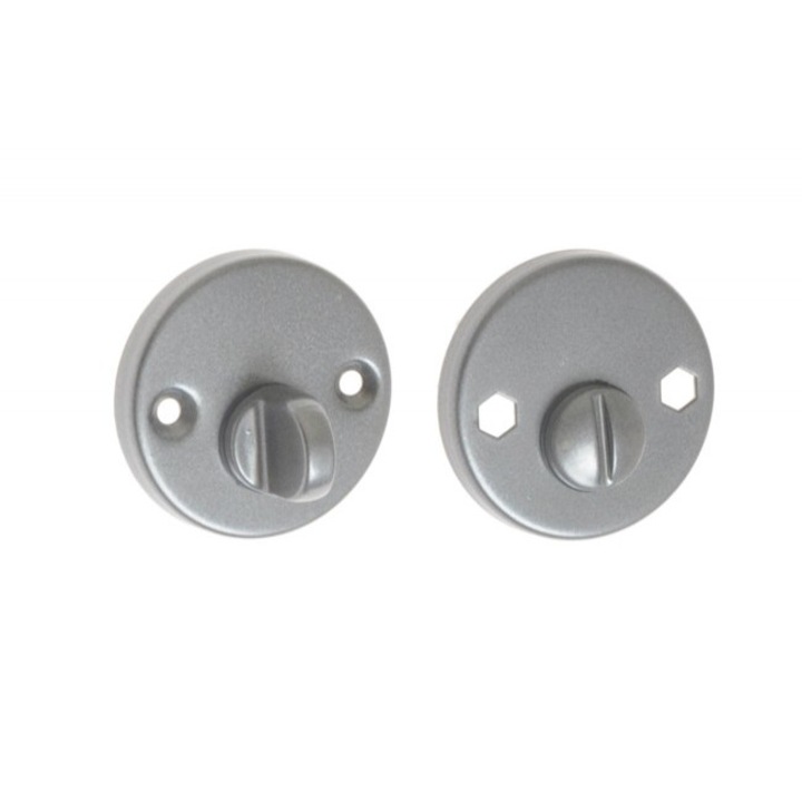 Розетка за дръжки модел VIOLA, Кръгла, WC, Графитена