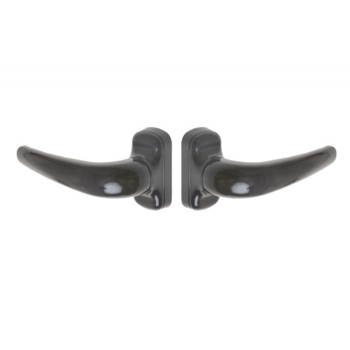 Дръжка за алуминиева врата COMFORT, Кафява