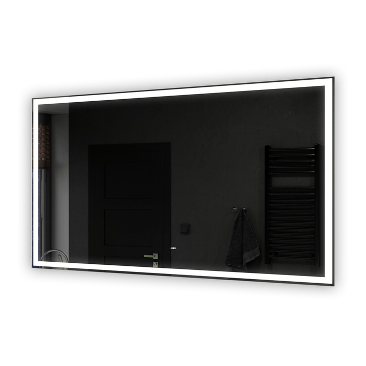 Oglinda baie cu iluminare LED Intrerupator Iluminarea, Artforma 120x100 LED001