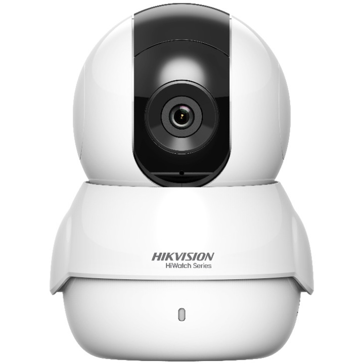 Camera de supraveghere Hikvision Hiwatch Series HWC-P120-D/W2.0W, cu Pan/Tilt 360 grade, 2MP Full HD 1080P, Mobile App Hik-Connect, Night Vision, Detectarea miscarilor, Motion tracking, Alarm, Two-Way Audio, IP Wi-Fi, Alb