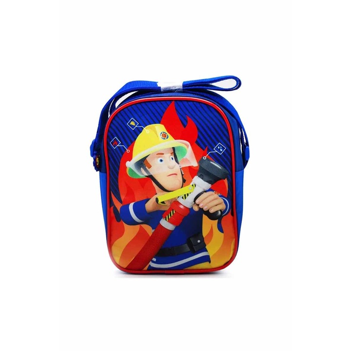 Детска чанта през рамо Fireman Sam, Син