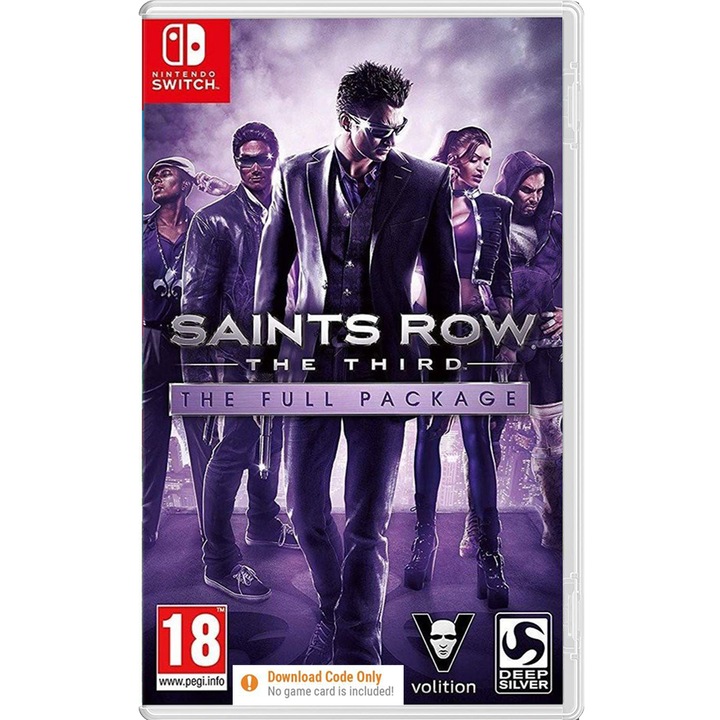 Joc Saints Row The Third - The Full Package Code In A Box Pentru Nintendo Switch
