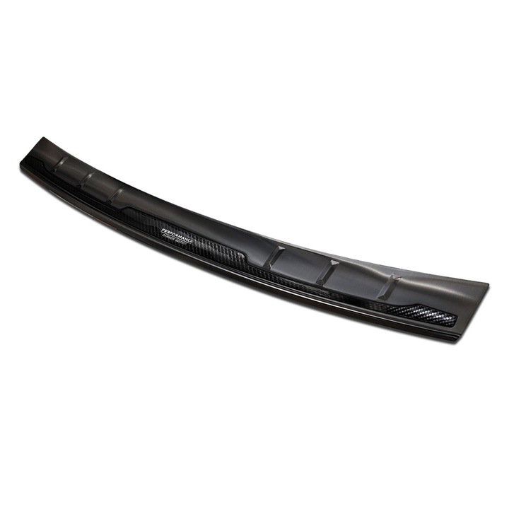 Ornament protectie portbagaj otel inoxidabil negru / fibra de carbon negru BMW 5 G31 Touring 2017-2020 "Performance"