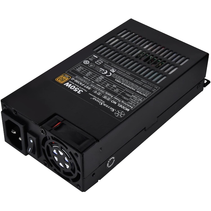 Sursa SilverStone FX350-G, 350W, 80+ Gold, PFC Activ, Black