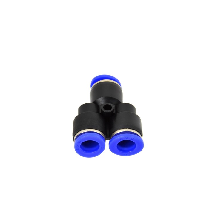 Automatikus csatlakozás PU típusú / PE tömlőhöz, Y 6 mm, Geko G03061