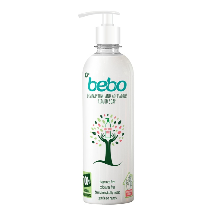 Препарат за бебешки съдове и аксесоари, Bebo, 400 мл