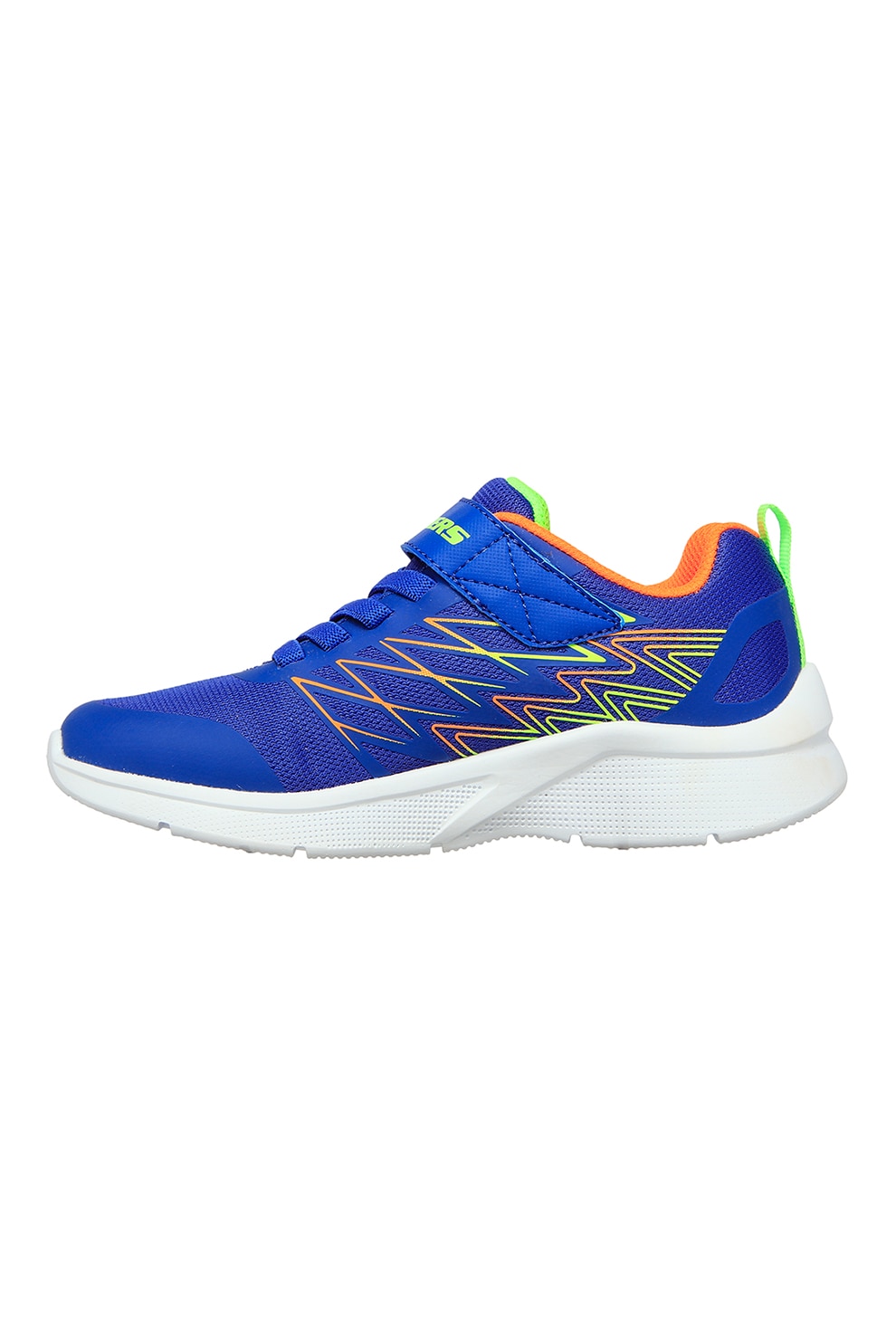 Skechers, Pantofi sport cu velcro Microspec Texlor, Portocaliu