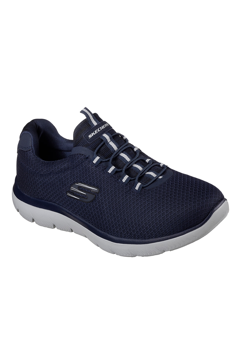 Skechers, Pantofi Sport Slip-on Summits, Bleumarin Inchis, 42.5 - EMAG.ro