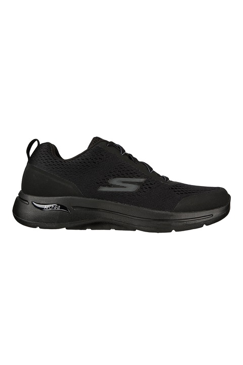 Skechers, Pantofi sport low-top de plasa GOwalk Arch Fit-Idyllic, Negru