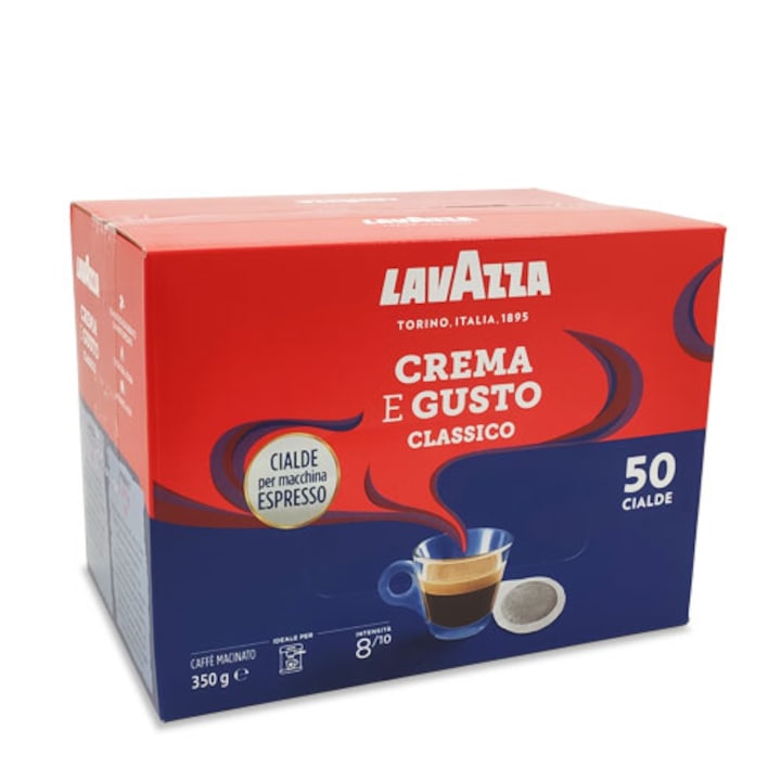 Кафе капсули Lavazza, Crema e Gusto ese, 44 мм, 50 единични дози