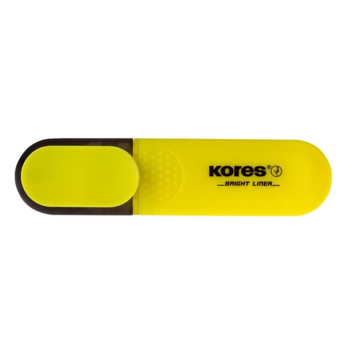 Kores 36101 1-5mm Szövegkiemelő - Sárga (36101)