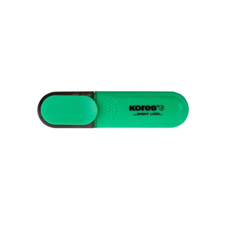 Маркер, Kores Textmarker, 1-5 връх, зелен