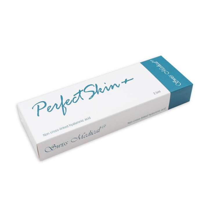 Хиалуронова киселина Swiss Medical PerfectSkin Plus, Неретикулирана, Предварително напълнена спринцовка, 2,5 мл