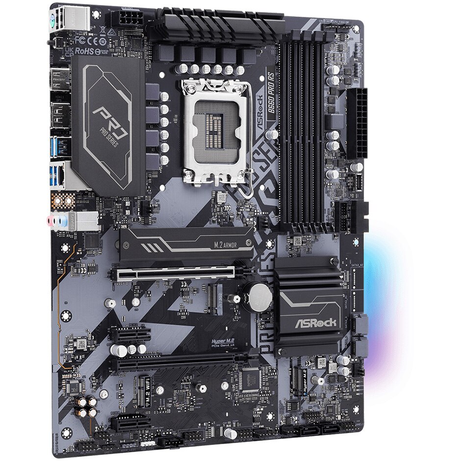 Placa de baza ASRock B660 PRO RS, Socket 1700 - eMAG.ro