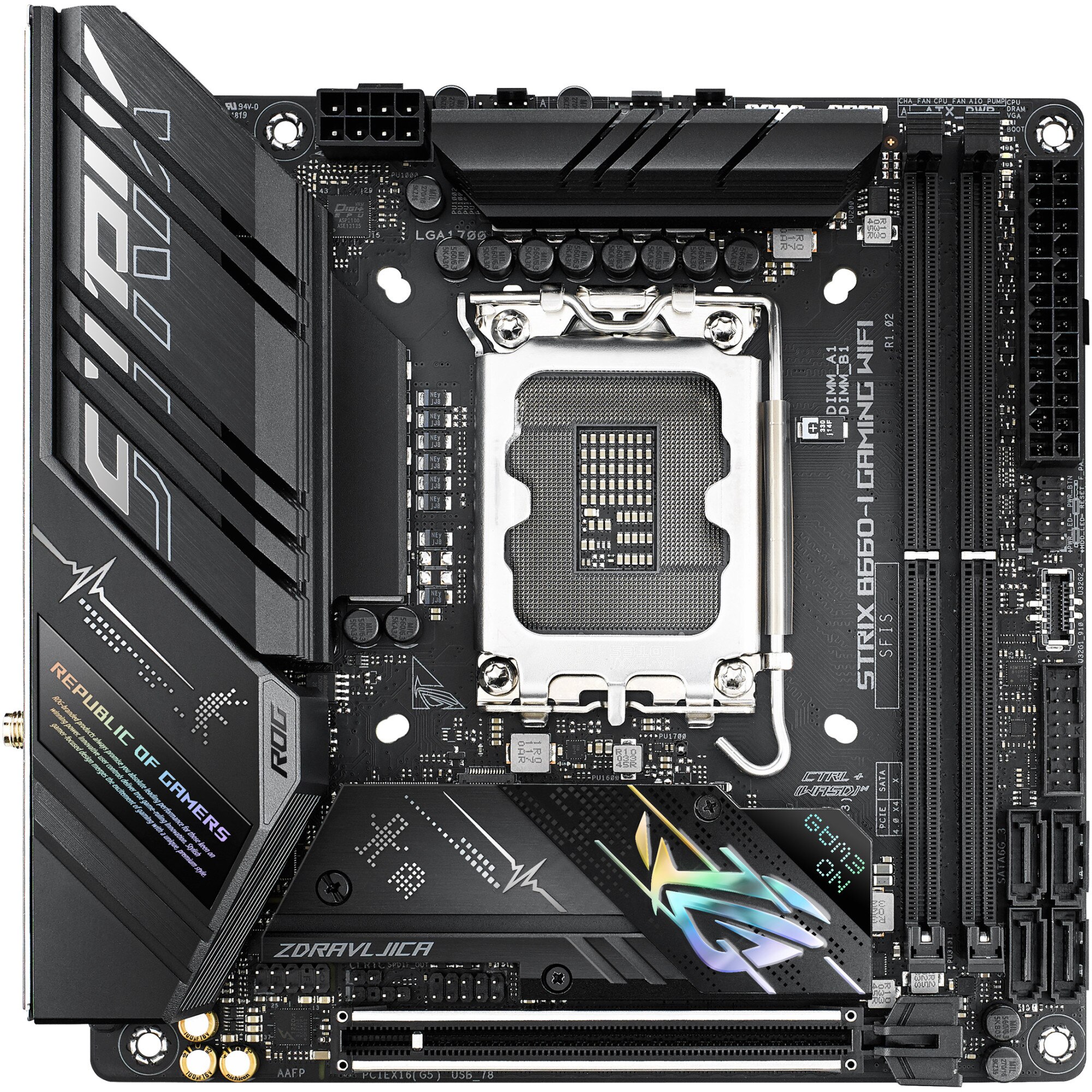 Placa de baza ASUS ROG STRIX B660-I GAMING WIFI, Socket 1700 - eMAG.ro