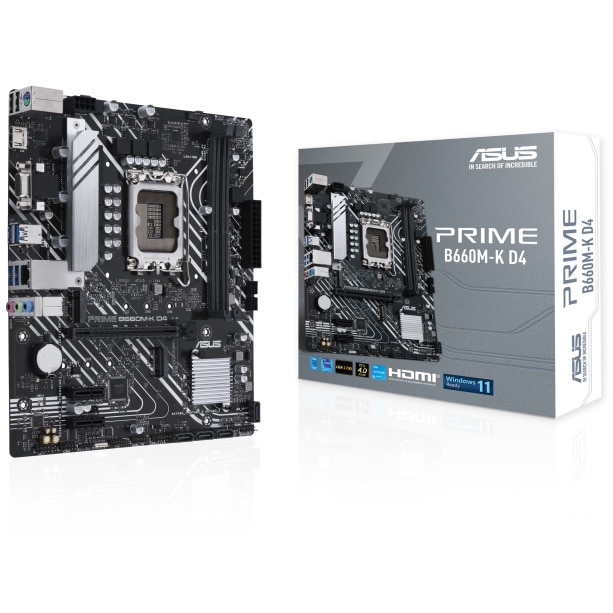 Placa de baza ASUS PRIME B660M-K D4, Socket 1700
