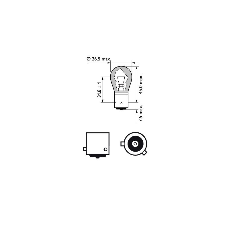 Bec Semnalizare Py21W 12V Set 10 Buc Philips - eMAG.ro