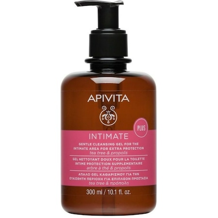 Gel pentru igiena intima extra protectie impotriva microorganismelor patogene, Apivita, 300 ml