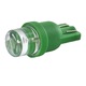 Set 2x Becuri Auto LED T10, W5W, 12V, pentru Pozitie, Plafoniera, Portbagaj, Portiera, lumina Verde