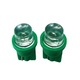 Set 2x Becuri Auto LED T10, W5W, 12V, pentru Pozitie, Plafoniera, Portbagaj, Portiera, lumina Verde