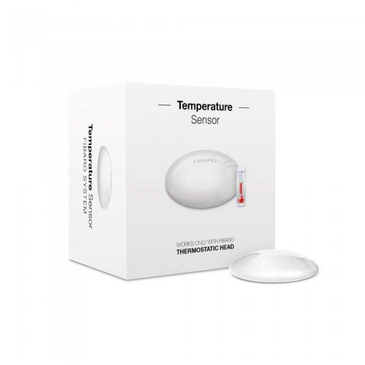 Senzor de temperatura, Fibaro, ZWE, Alb