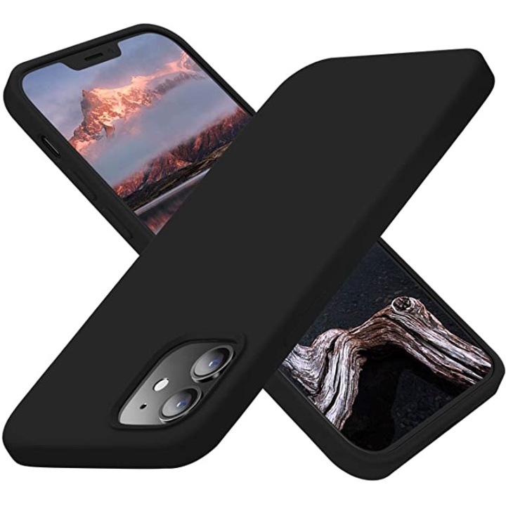 Husa protectie Flippy compatibila cu Apple iPhone 12 Pro Max Matte Tpu Negru