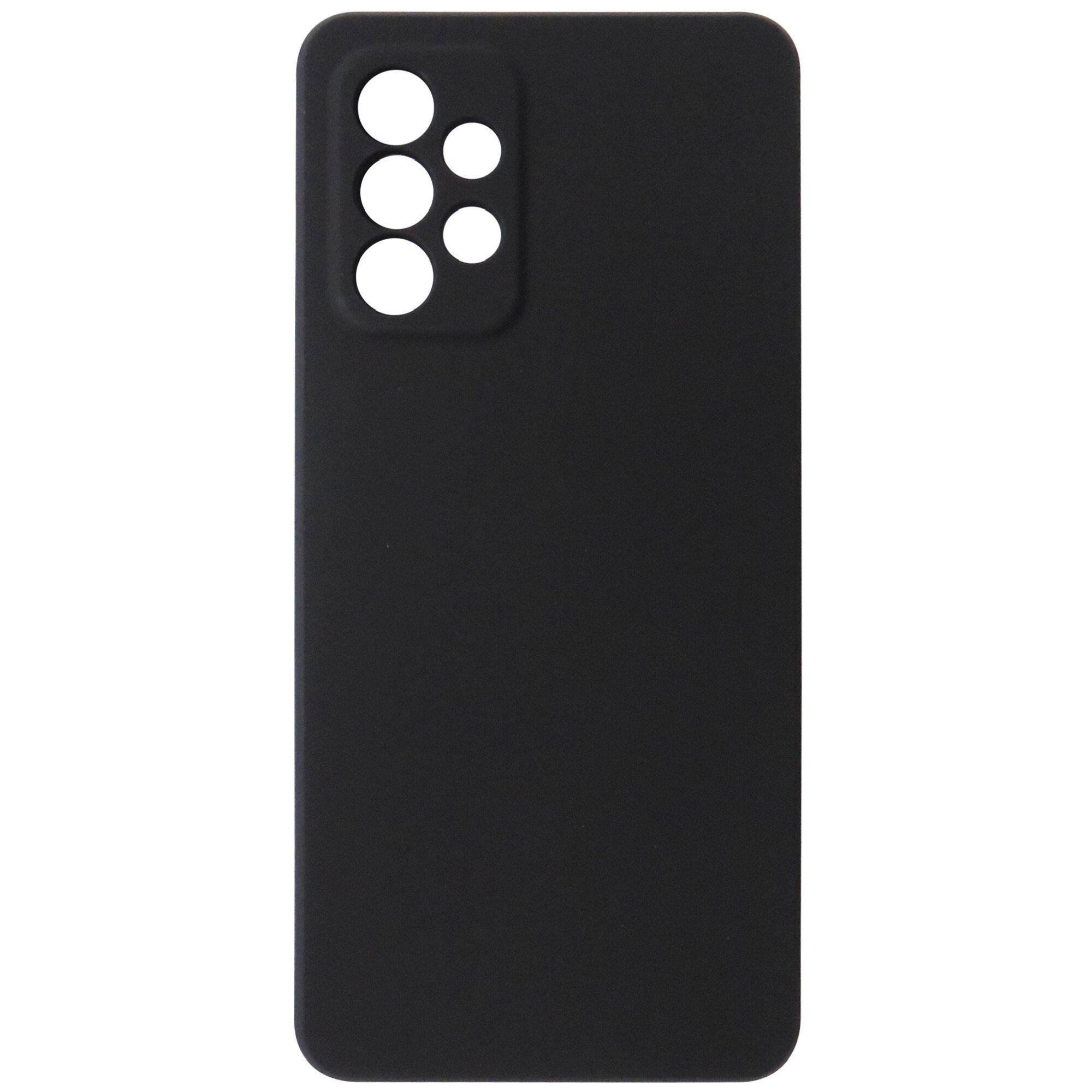 Husa Protectie pentru Samsung Galaxy A53 5G cu Protectie Camere, UltraSlim, Silicon Negru, interior Microfibra