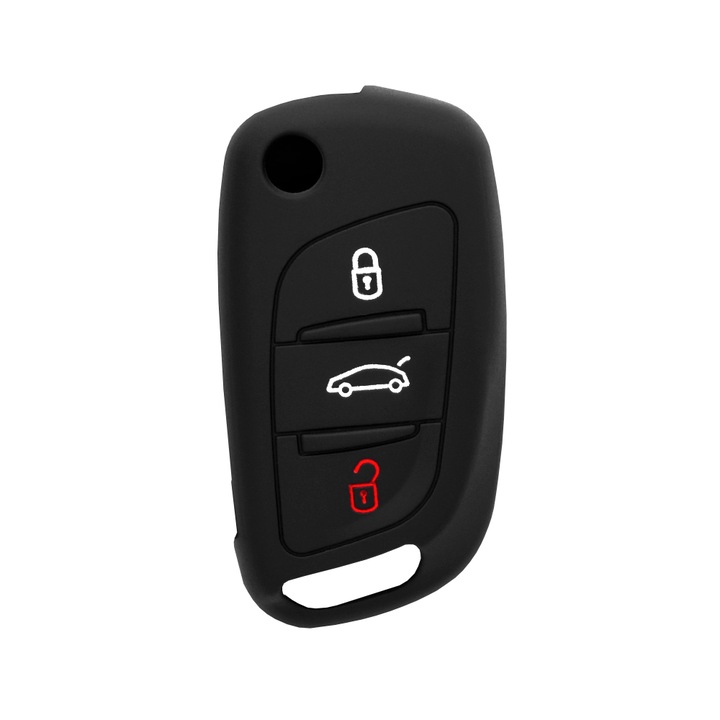 Kulcstartó Citroenhez (1021.03, Techsuit, fekete