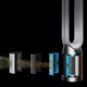 Пречиствател Dyson TP09, Purifier Cool Formaldehyde, WiFi, Bluetooth, 10 скорости HE13 H13, Dyson Link, Магнитно дистанционно управление, Сребрист