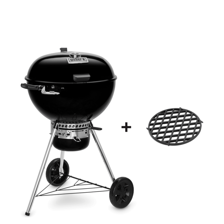 Weber Master-Touch GBS Premium E-5775 gömbgrill, Ø 57 cm, GBS sütőráccsal együtt, fekete