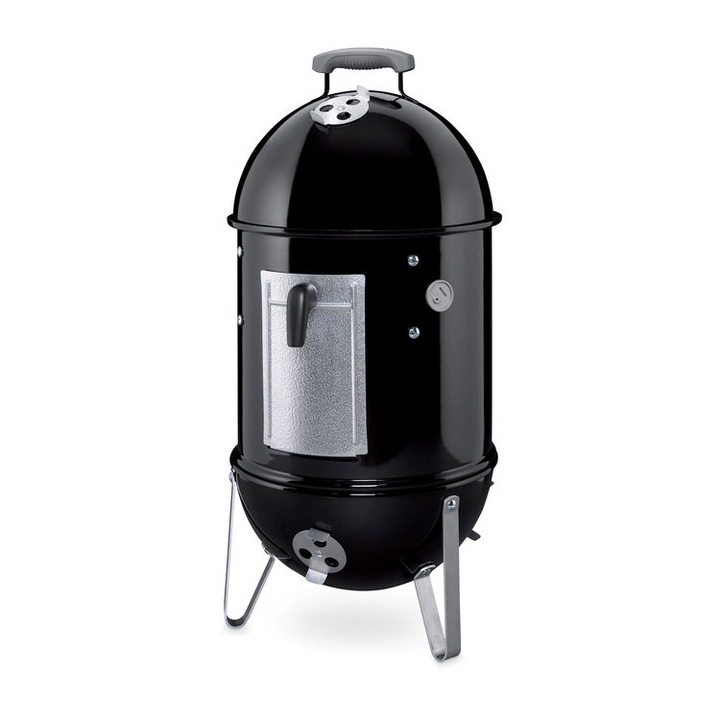 Gratar afumatoare pe carbuni Weber Smokey Mountain Cooker negru, 47 cm
