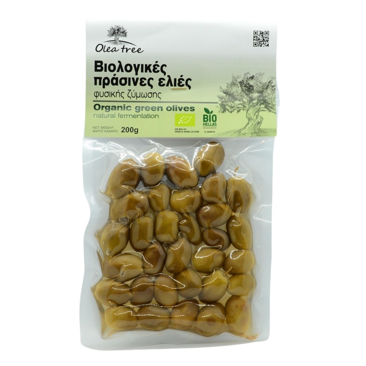 Masline verzi BIO Halkidiki colosal 200gr