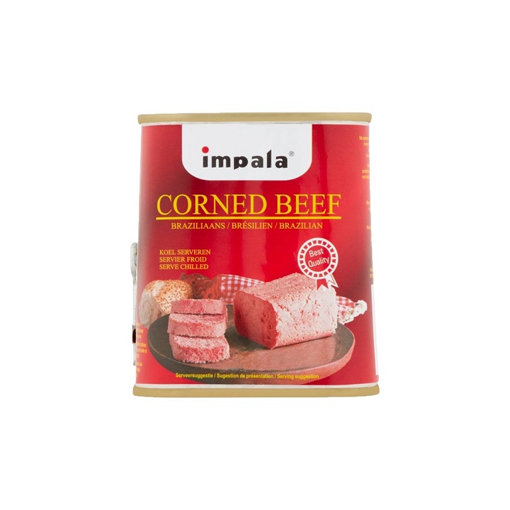 Conserva, carne vita, Impala, 340 g