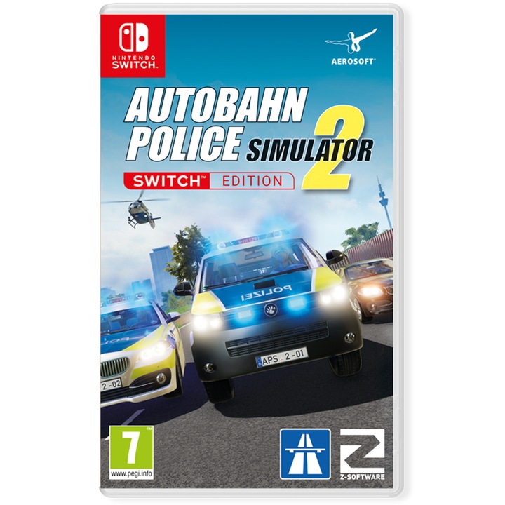 Autobahn Police Simulator 2 játék Nintendo Switchre