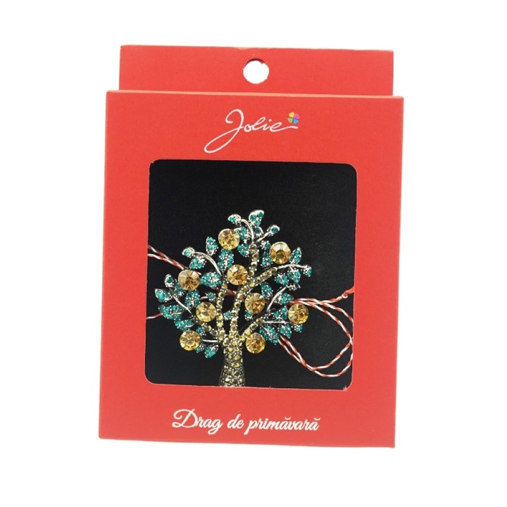 Vintage bross fa dobozban