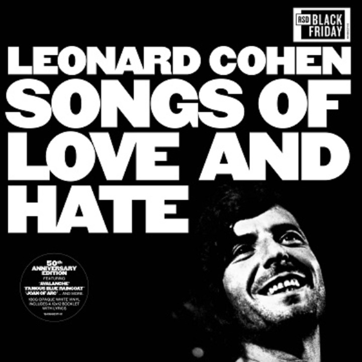 Cohen, Leonard – Songs of Love and Hate (50. évfordulós kiadás, fehér vinyl)