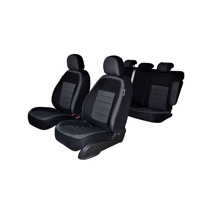 Комплект калъфи за седалки, За Renault Kango 1+1 2009-2015 г., 4 броя