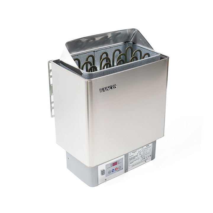 Soba inox sauna privata Waincris Elite 6kW cu panou de comanda incorporata