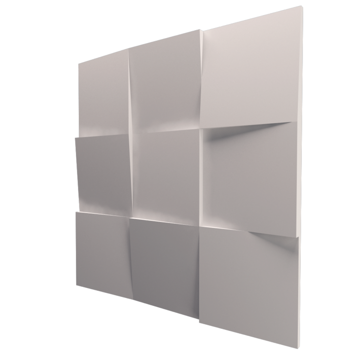 Panou decorativ 3D, Evart 3D, ipsos, Model Cubes, 50 X 50 cm