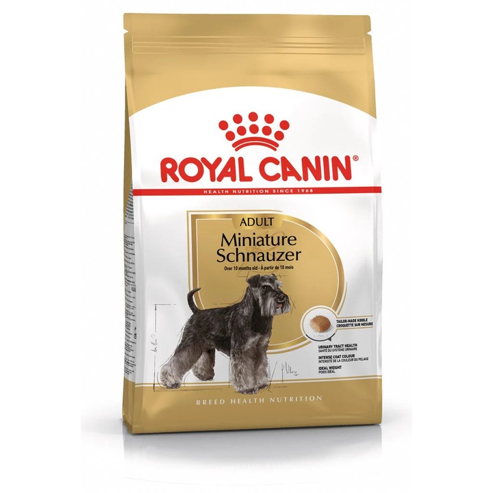 Hrana uscata pentru caini adulti Royal Canin Miniature Schnauzer, cu pui 3 kg